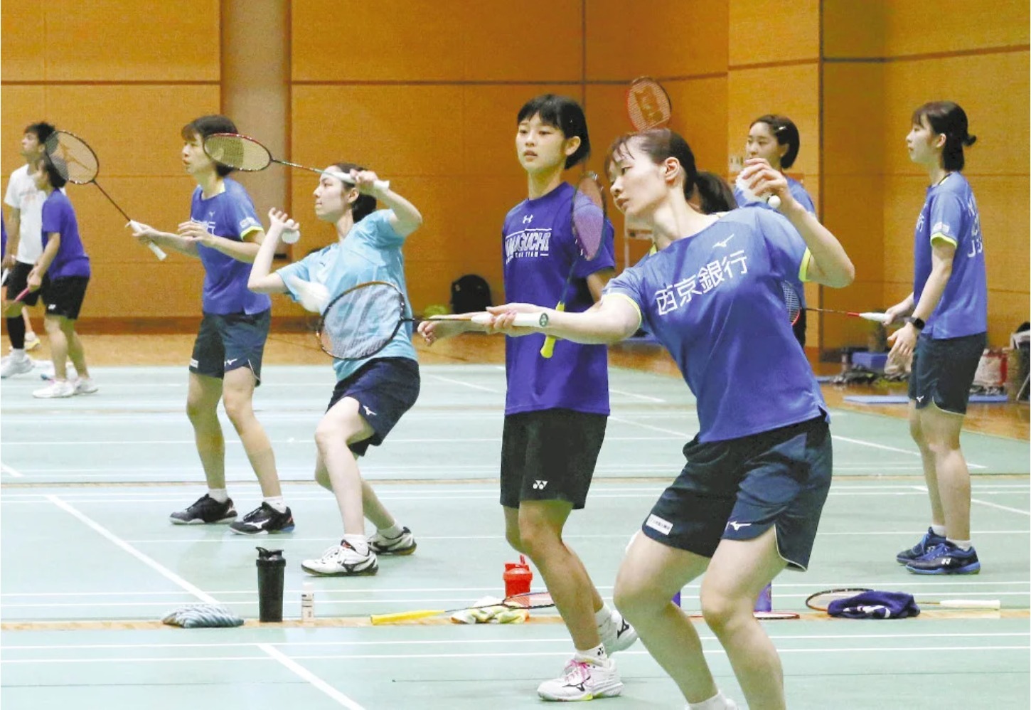 Yanai Commercial & Technical High School and "ACT SAIKYO" players (4th, Shunan City, Yamaguchi Prefecture) = Katsumi Tanaka shooting